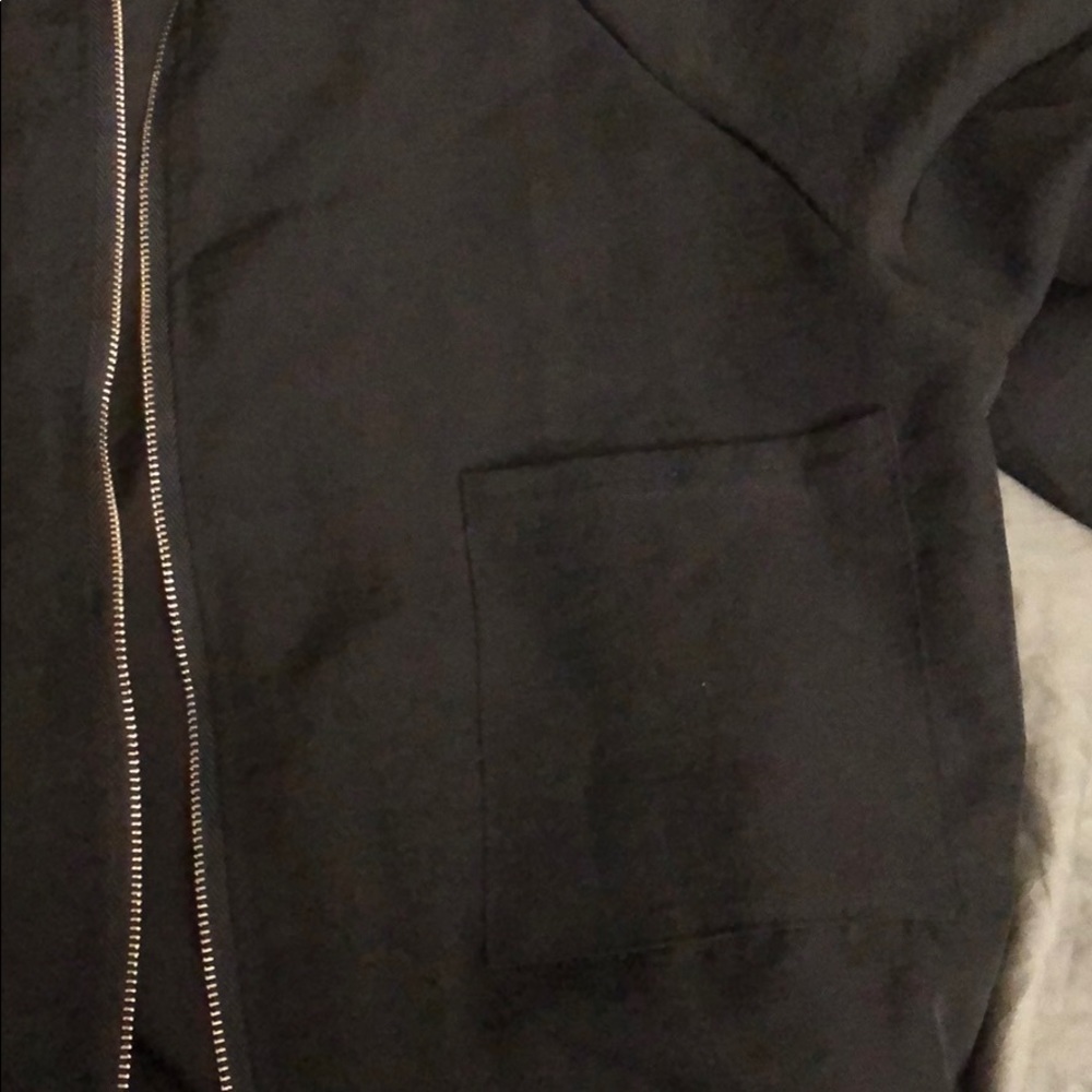 π―π΅ VINTAGE BLACK BOMBER JACKET - Picture 3 of 3